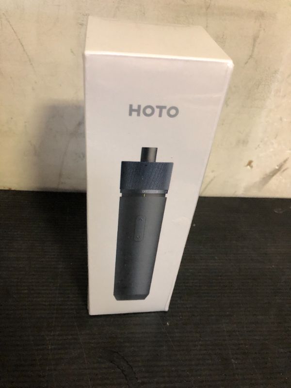 Photo 1 of HOTO Electric Screwdriver Rechargeable, 3.6V Cordless Screwdriver Set USB-C, 3 Torque Settings, 1500mAh Battery, LED Light & 12 S2 Metal Bits for Furniture/Electrical Repairs