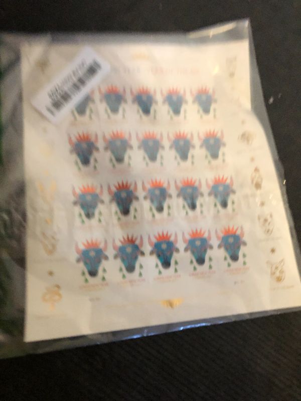 Photo 1 of Lunar New Year Series - Year of The Ox US Postage Stamps (5 Sheets)