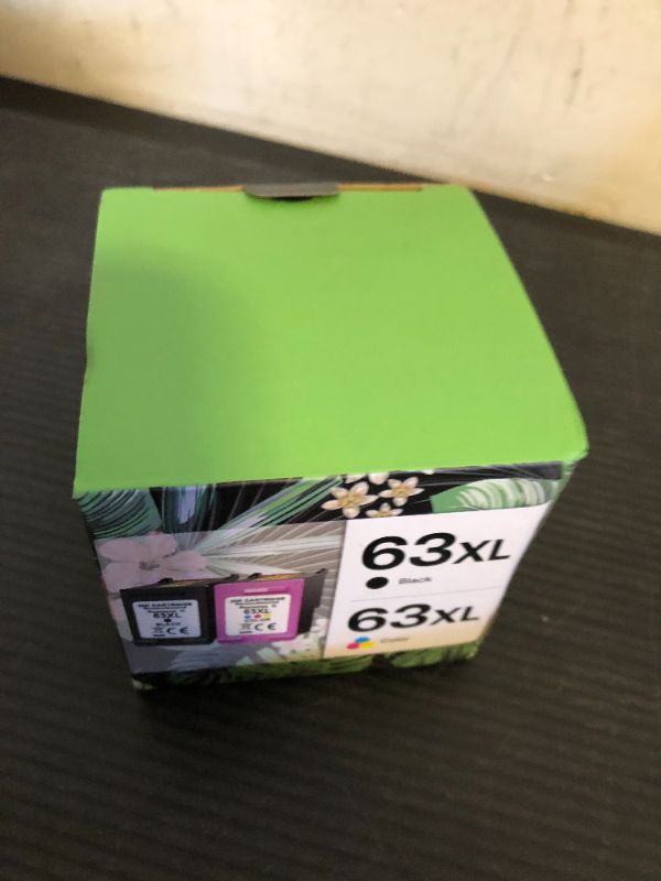 Photo 1 of KOTANG Remanufactured 63XL Ink Cartridge Replacement for Office Jet 3830 4650 4655 5255 5258 5200 Envy 4510 4520 Desk Jet 1110 3630 (Black, Tri-Color, 2-Pack)