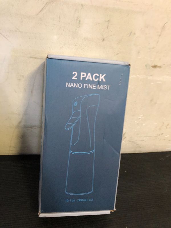 Photo 1 of IMPORX Continuous Spray Bottle for Hair (10.1oz/300ml) 2 Pack Home Essentials Spray Bottles For Cleaning Empty Ultra Fine Water Mister Sprayer For Hairstyling Garden Plants Curly Hair Perfume Etc