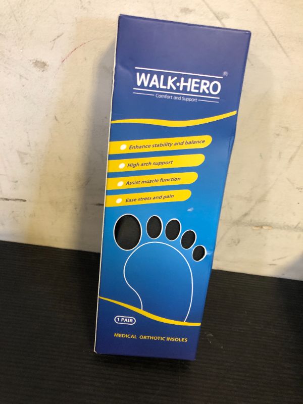 Photo 1 of Inserts Relieve Plantar Fasciitis - Flat Feet Insoles Arch Supports, Orthotic Insoles for Foot Pain Arch Pain Reduce Muscle Fatigue Absorb Shock (Mens 6-6 1/2 | Womens 8-8 1/2)
