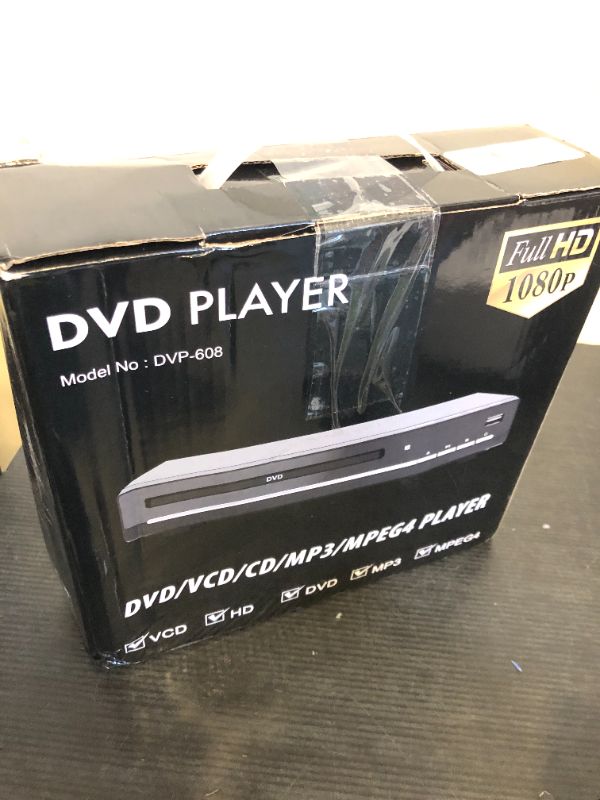 Photo 1 of DVD Players for TV with HDMI,Plays All Regions and Formats,CD Player for Home,Support 1080P Video/CD/DVD/VCD/JPEG/USB, Remote, HDMI and RCA Cables Included