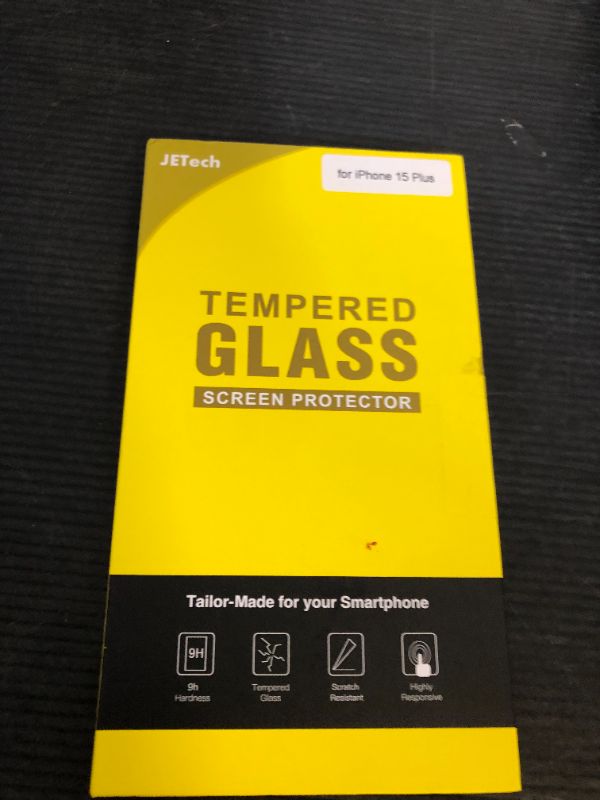 Photo 1 of JETech Privacy Screen Protector for iPhone 15 Plus 6.7-Inch, Anti-Spy Tempered Glass Film with Easy Installation Tool, 2-Pack