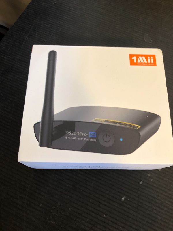 Photo 1 of 1Mii HiFi Bluetooth 5.3 Music Receiver for Home Stereo with LDAC, Bluetooth Audio Adapter with Audiophile DAC aptX HD, RCA Optical Output for AV Receiver or Stereo Amplifier - DS200Pro