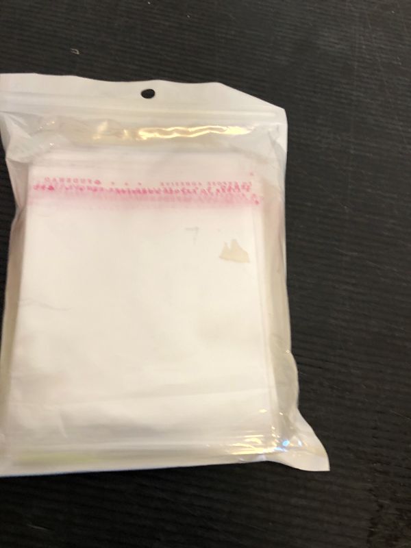 Photo 1 of 200Pcs Cookie Bags? Self Sealing Cellophane Bags 4x4 Inch, Resealable Treat Bag for Fresh Cookies, Candy, Gifts, and Party Favors