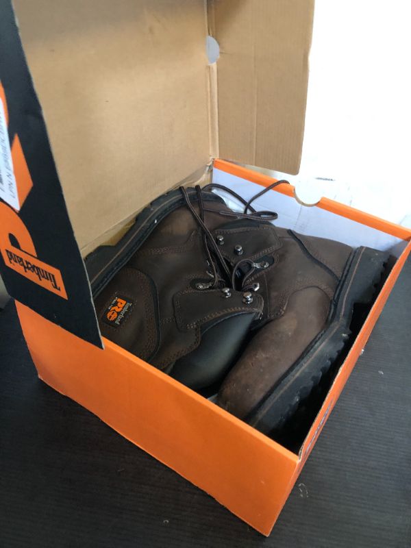 Photo 1 of Timberland PRO Men's Pit Boss 6 Inch Steel Safety Toe Industrial Work Boot, Brown-2024 New, 8