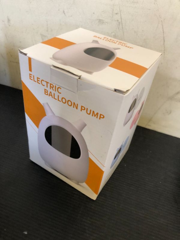 Photo 1 of Balloon Pump Electric, SPLAKS Balloons Inflator Air Pump Portable Balloon Blower for Garland Arch, Party Decoration, Birthday, Gender Reveal, Graduation