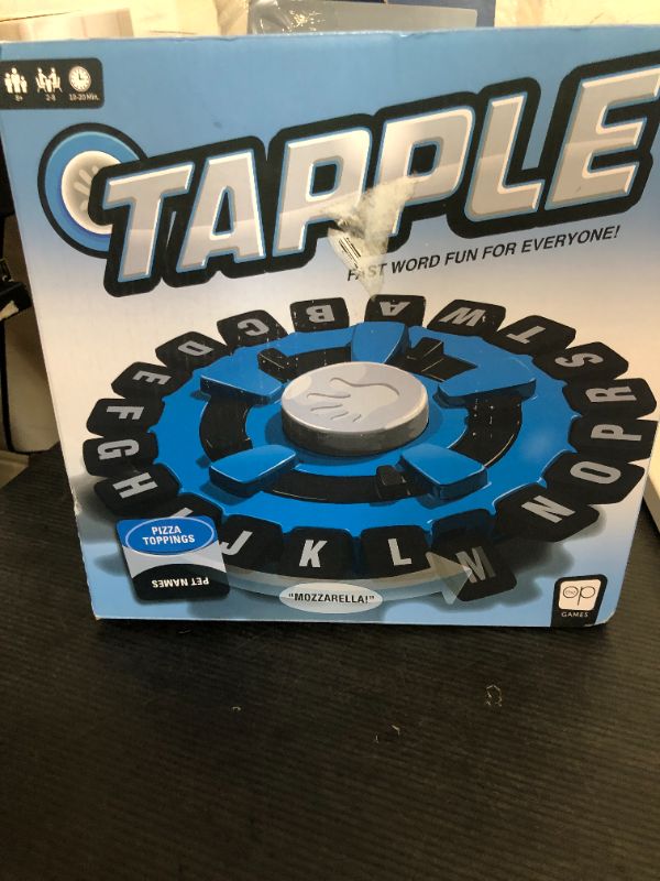 Photo 1 of The Original TAPPLE, The Fast-Paced Family Board Game, Choose a Category & Race Against the Timer to be the Last Player, Learning Word Game for Ages 8 & Up, 2-8 Players, 15-20 Minute Play Time