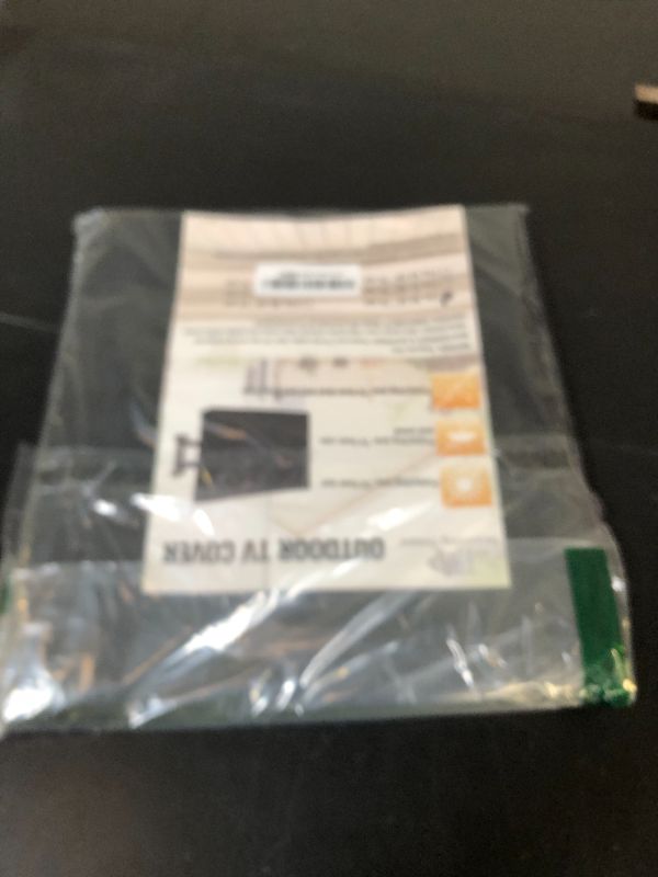 Photo 1 of Mounting Dream Outdoor TV Cover Weatherproof with Bottom Cover for 30-32 inch TV, Waterproof and Dustproof TV Screen Protectors with Remote Control Pocket for Outside LED, LCD, OLED Flat Screen TVs