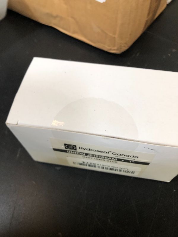 Photo 1 of Hydroseal PVC Pipe Fitting, 1" Union JETSTREAM, Pack of 2 Pieces, Schedule 80, Grey, EPDM O-Ring, Socket x Socket, F1970, SCH80 (1")