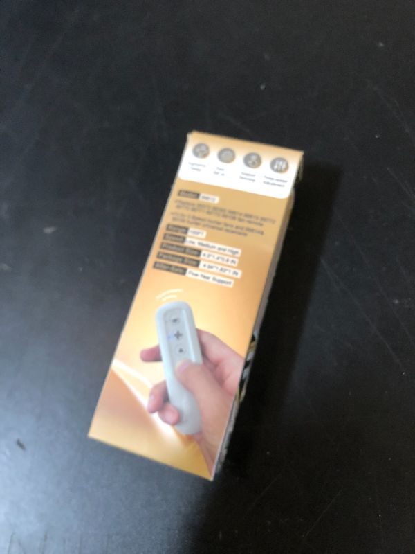 Photo 1 of 99813 99770 for Hunter Fan Remote Replacement Only Fit for 434MHz 3-Speed Hunter Receiver, 3-Speed Ceiling Fan Hand Control, Dove Grey, Five Year Free Replacement