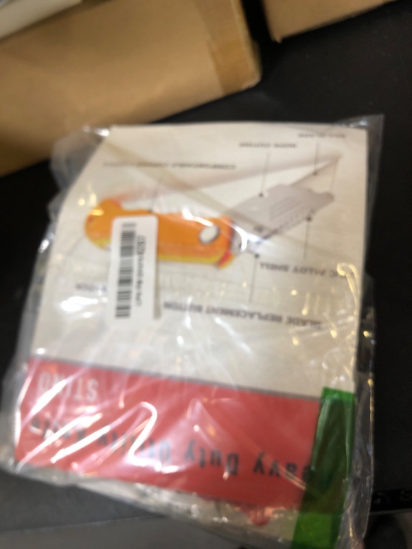 Photo 1 of 10Pcs Folding utility Knives & 30Pcs Blades Set for Crafts, Heavy Duty Retractable Box Cutters, Exacto Knife, Paper Cutter (Heavy Utility Knife)