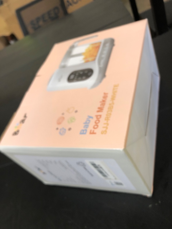 Photo 1 of BEAR 2024 Baby Food Maker | One Step Baby Food Processor Steamer Puree Blender | Auto Cooking & Grinding | Baby Food Puree Maker with Self Cleans | Touch Screen Control, White