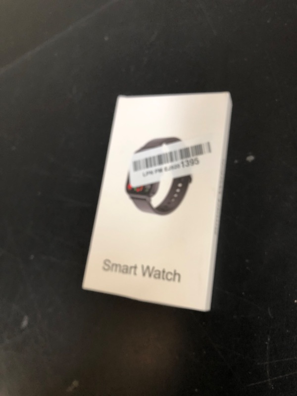 Photo 1 of Smart Watch for Men Women Compatible with iPhone Samsung Android Phone 1.83 inch Full Touch Screen IP68 Waterproof Bluetooh Fitness Tracker Heart Rate/Sleep Monitor, Black