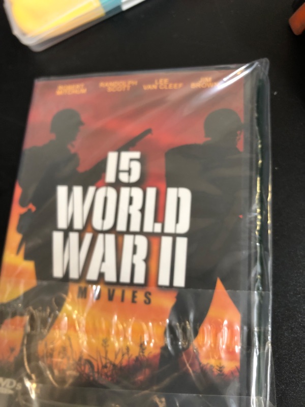 Photo 1 of Collections Etc 15 World War II Movies 2-Piece DVD Set
