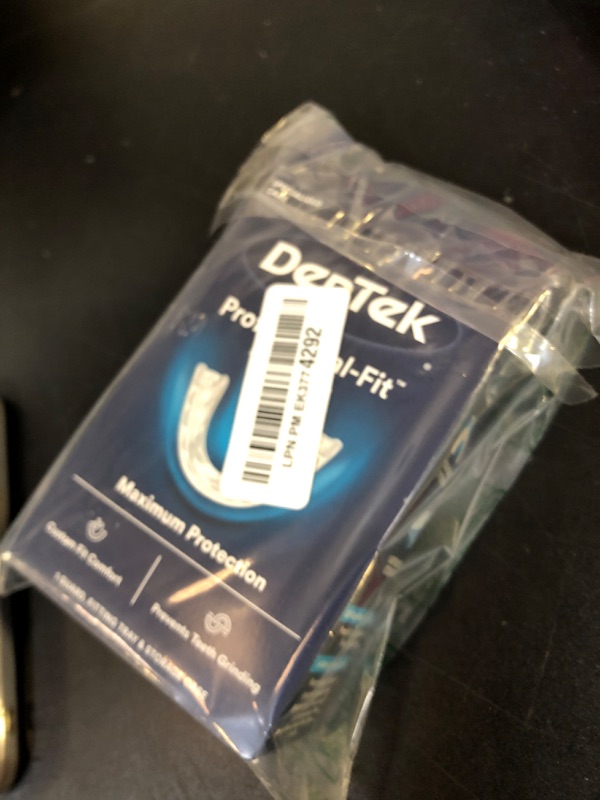 Photo 1 of DenTek Mouth Guard for Nighttime Teeth Grinding, Professional-Fit Dental Guard, 1 Count