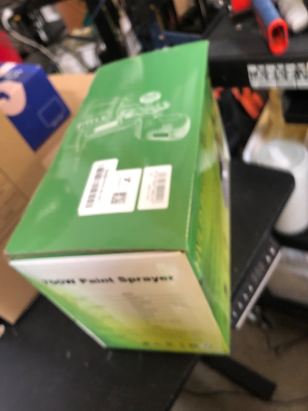 Photo 1 of ELPIDIO Paint Sprayer, 700W HVLP Electric Spray Gun, with Cleaning & Blowing Joints 4 Copper Nozzles and 3 Patterns Paint Sprayers for Home Furniture, Walls, Cabinets, Fence, Door etc. EP62.