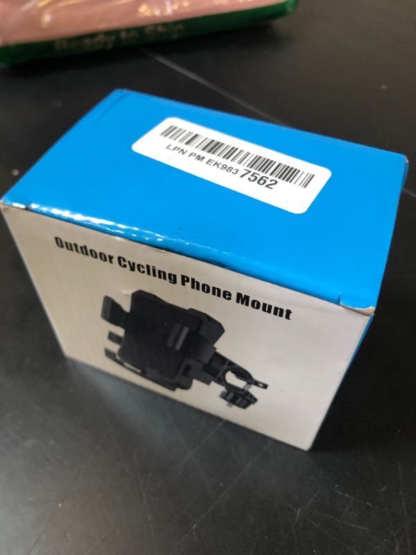 Photo 1 of amzluv Bike Phone Holder Mount, Secure Handlebar Phone Mount Holder for Bike and Motorcycle, Suitable for iPhone and 4.5-6.8" Smartphones, Black