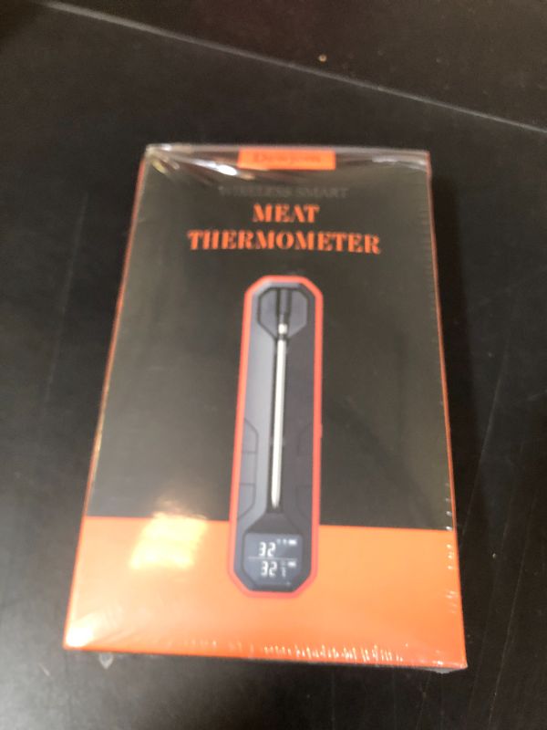 Photo 1 of Wireless Meat Thermometer – Digital Cooking Thermometer with Wireless Probe – 500Ft Remote Range Food Thermometer – with iOS & Android Read App -Preprogrammed Temperatures for BBQ, Oven, Grill