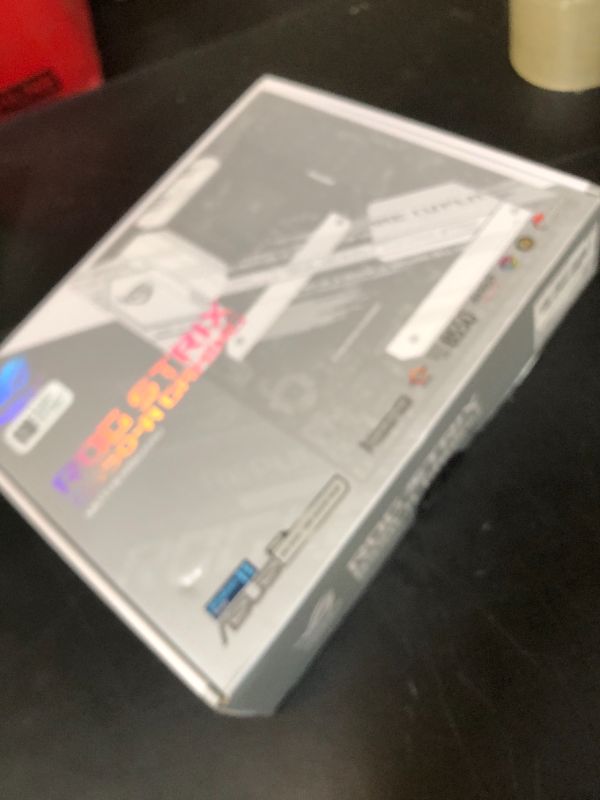 Photo 1 of ASUS ROG Strix B550-A Gaming Desktop Motherboard - AMD B550 Chipset - Socket AM4 - ATX - 128 GB DDR4 SDRAM Maximum RAM - DIMM, UDIMM - 4 x Memory Slots - HDMI - DisplayPort - 6 x SATA Interfaces