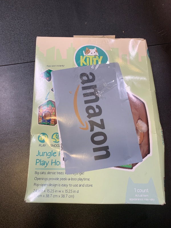 Photo 1 of Kitty City Safari Jungle Collapsible Cat Toy Collection, House