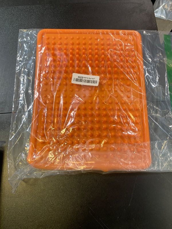 Photo 1 of Fenzer Foot Massager Mat, Acupressure Relaxation Reflexology Mat for Plantar Fasciitis, Heel, Arch Pain & Stress (Orange)