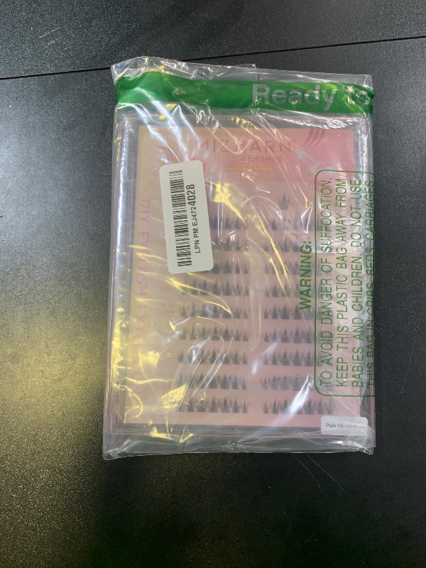 Photo 1 of Miz Barn 10 Pairs Cluster Diy Lash Extensions Multipack Individual Lashes Ultra-Large Capacity Wispy Thin Band Natural Cluster False Eyelashes for Self Application (The Pale Moonshine)