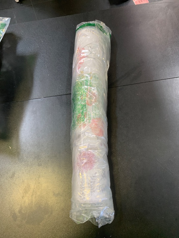 Photo 1 of VEELIKE 17.7''x354'' Peach Pink Wildflowers Floral Wallpaper Mural Peel and Stick Pink Floral Contact Paper for Walls Shelves Nursery
