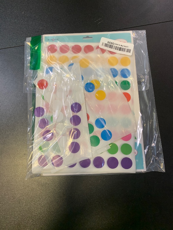 Photo 1 of PARLAIM 1050 PCS Color Coding Labels Circle Dot Stickers,10 Color Style Colorful Coding Label Sticker for Office,Student Classroom