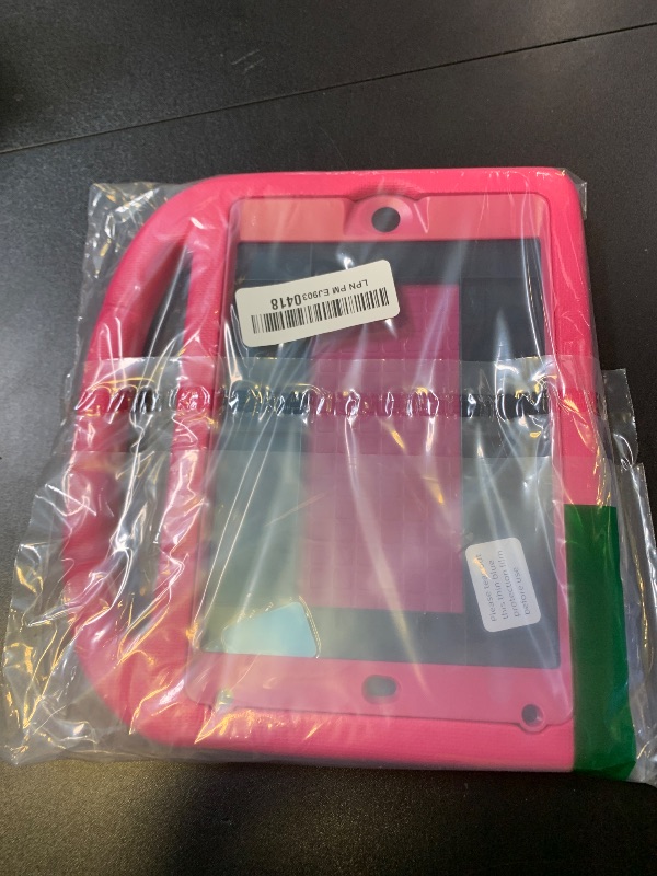 Photo 1 of SUPLIK Kids Case for iPad mini 4/5 (7.9"), Built-in Screen Protector Durable Shockproof Protective Cover with Handle Stand for 7.9 inch Apple iPad mini 4th/5th Generation, Pink