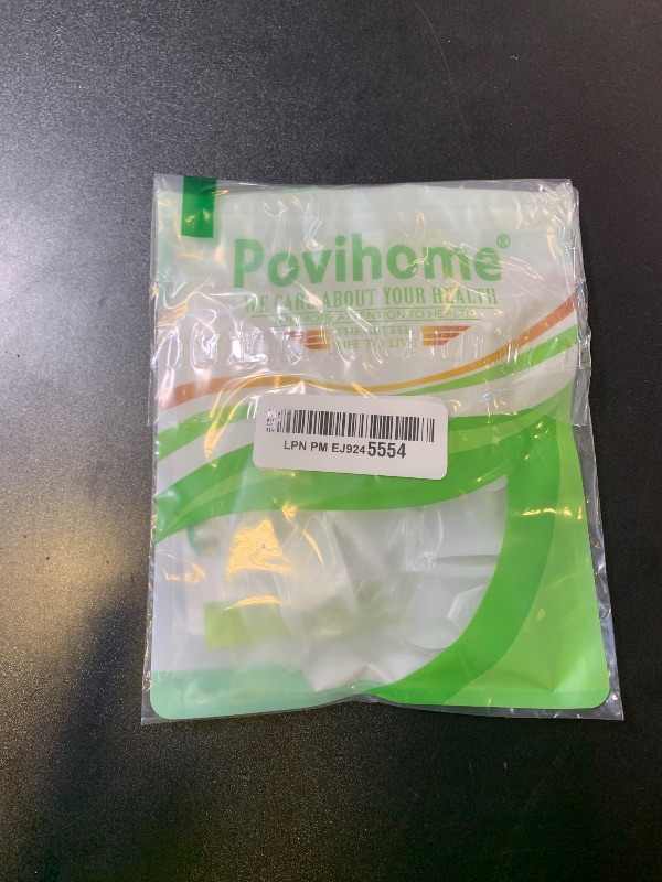 Photo 1 of Povihome 10 Pack Toe Spacers Separators, Bunion Corrector Gel Orthotics (1/2'' Thick) for Bunion, Overlapping Toes - L Size