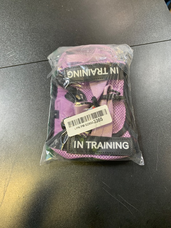 Photo 1 of FAYOGOO Service Dog Vest for Small Breed - Lightweight Dog Harness with 6PCS Removable Patches - Puppy Harness and Leash Set for Walking,Training