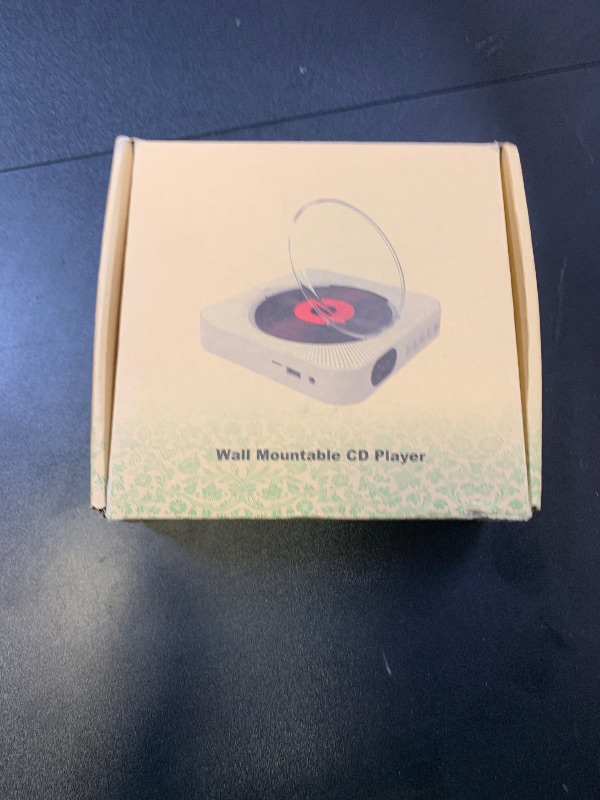 Photo 1 of MICOCIOUS Portable CD Player with Bluetooth Desktop CD Player for Home CD Music Players with Remote Control,Timer,Built-in Dual Speakers with LED Display Home Audio Boombox FM Radio (Purple)