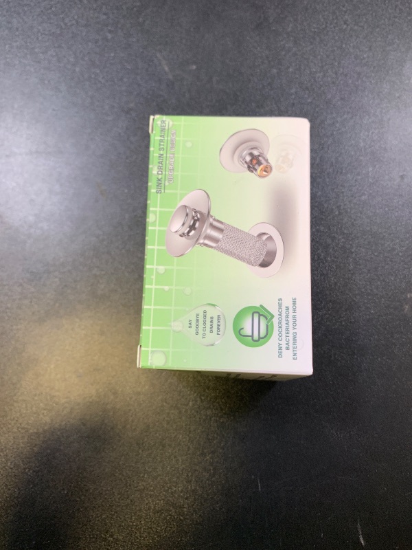 Photo 1 of Bathroom Sink Drain Strainer,(2PCS) Pop-up Sink Drain Strainer with Removable Stainless Steel Strainer Basket Hair Catcher, Bathroom Sink Strainer for Bathroom Sink Stopper Replacement.
