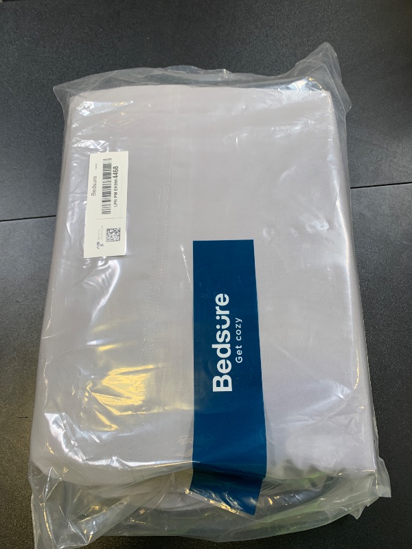 Photo 1 of Bedsure Queen Sheets, Rayon Derived from Bamboo, Queen Cooling Sheet Set, Deep Pocket Up to 16", Breathable & Soft Bed Sheets, Hotel Luxury Silky Bedding Sheets & Pillowcases, Silver Grey