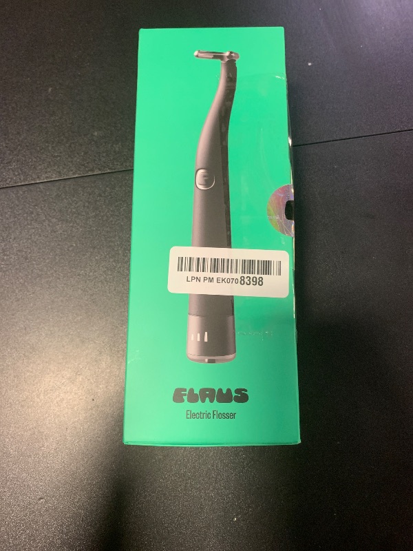 Photo 1 of FLAUS Electric Flosser (Shark Tank) 3 Speeds + 45 Refill Heads w/Gentle Gliding Floss for Sensitive Gum Care - Water Flosser Alternative, Dentist Recommended Tooth Flossers, Eco Dental Floss Picks