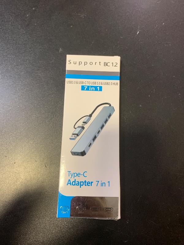 Photo 1 of ?Upgrade? USB C/USB Hub, BERLAT Aluminum 7 in 1 USB C & USB Hub with USB 3.0, USB 2.0 Ports for PC/Laptops/MacBook Pro/Air/iMac/iPad and More Devices