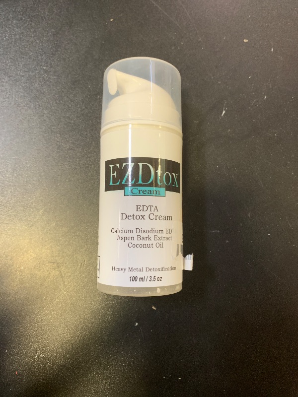 Photo 1 of EZDtox Cream - Heavy Metal EDTA Detox - 1 month supply - 3.5oz Pump