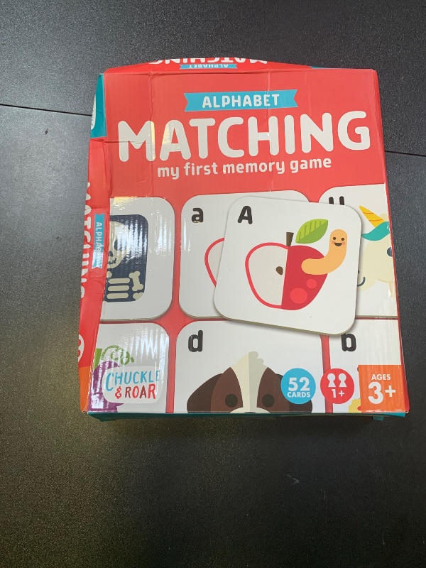 Photo 1 of Chuckle & Roar - Matching Alphabet Board Game for Kids 3 and Up - Concentration Game for Toddlers and Preschoolers