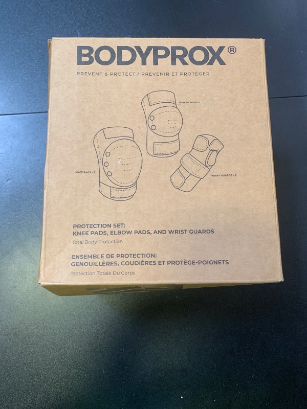 Photo 1 of BODYPROX Knee Pads Elbow Pads Wrist Guards Set for Skateboarding, Roller Derby, BMX Ride, and Inline Skating (Medium)