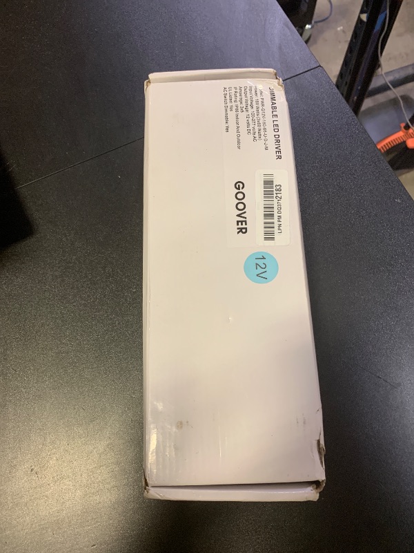 Photo 1 of GOOVER 180W Dimmable LED Driver,12V 5-in-1 Dimmable Power Supply,3-Channels AC to DC Transformer for LED Light, Compatible with Most Dimmer, Waterproof IP67 and UL Listed, Class 2