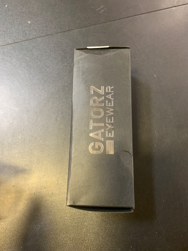 Photo 1 of Gatorz Magnum Sunglass, Black Cerakote Frame, Black Logo, Smoke Polarized Lens - Made in the USA - GZ-01-011