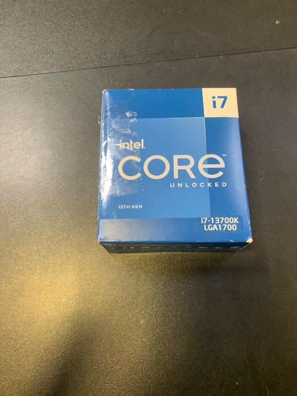 Photo 1 of Intel Core i7-13700K Gaming Desktop Processor 16 cores (8 P-cores + 8 E-cores) with Integrated Graphics - Unlocked