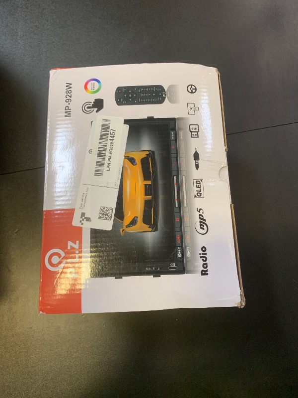 Photo 1 of PLZ 7" Wireless Double Din Car Stereo Apple Carplay Radio QLED Screen for Car, Android Auto, Bluetooth 5.3, Fast Charger, 1080P Backup Camera, 4.2 Channel Outputs 240W, 2 Subwoofer