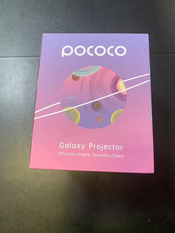 Photo 1 of POCOCO Galaxy Star Projector for Bedroom with Replaceable Optical Film Discs, Home Planetarium Night Light Projector with High-Definition Soft Light for Relax, Study, and Meditate, Stress Relief Gifts