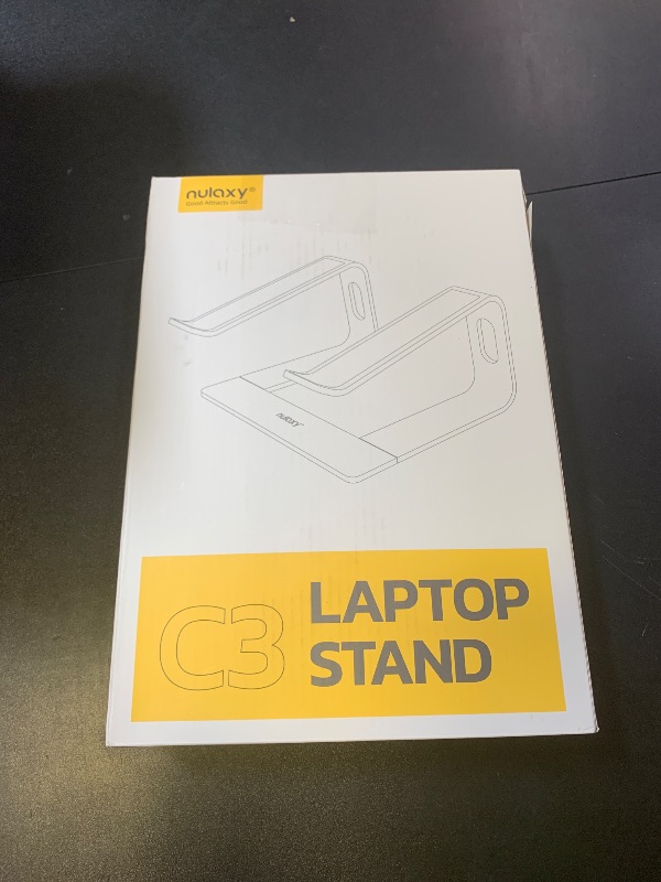 Photo 1 of Nulaxy C3 Fully Aluminum Detachable Laptop Stand, Ergonomic Computer Riser for Desk, Ventilated Cooling & Anti-Slip Design Notebook Stand Compatible with All 10-16" MacBook/Dell XPS/HP/Lenovo, (Gray)