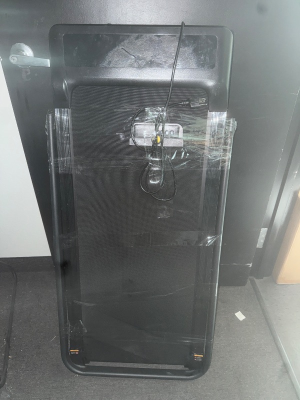 Photo 1 of Folding Walking Pad Treadmill with Handle Bar, 3.5HP Compact Portable Foldable Walking Pads Treadmill with Handles, Electric Small Treadmills for Home Office Apartment, LED Display, 400 LBS Capacity