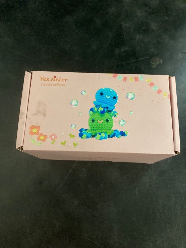 Photo 1 of Octopus Crochet Kit for Beginners – DIY Amigurumi Kit with Soft Cotton Yarn, Video Tutorials & Step-by-Step Guide