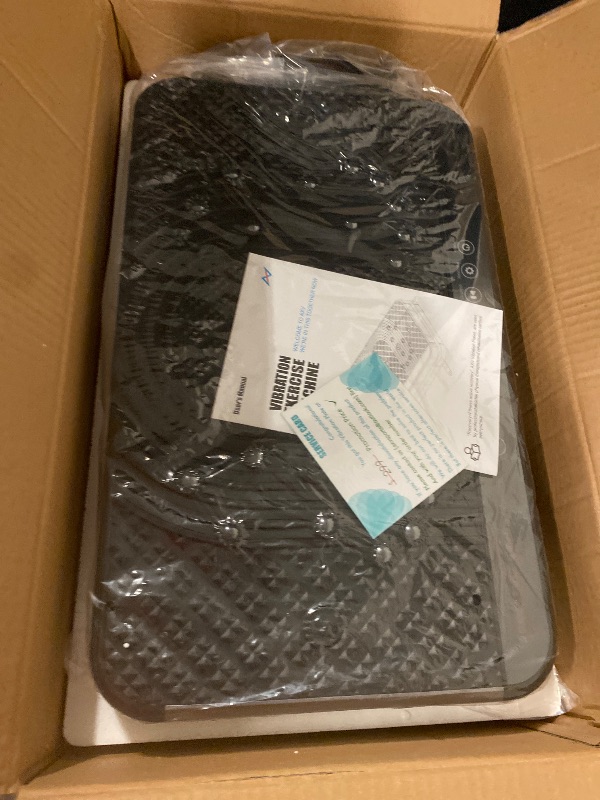 Photo 1 of AXV Vibration Plate Fitness Platform Exercise Machine Vibrating Shaking Full Body Shaker Workout Vibrate Stand Shake Board Sport Gym for Weight Loss Fat Burner for Women Men