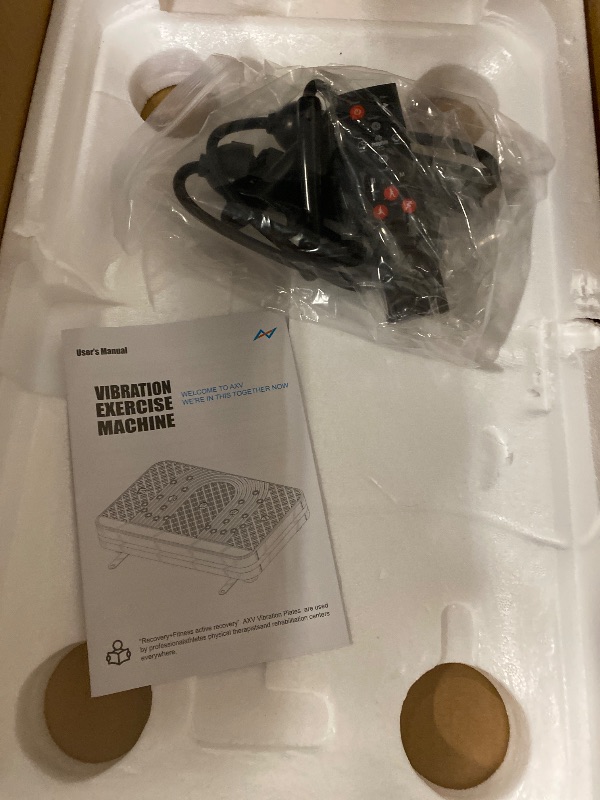 Photo 1 of AXV Vibration Plate Fitness Platform Exercise Machine Vibrating Shaking Full Body Shaker Workout Vibrate Stand Shake Board Sport Gym for Weight Loss Fat Burner for Women Men